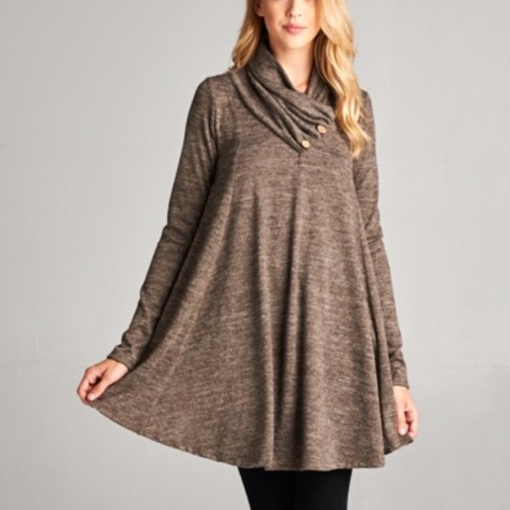🍁 Plus size Cozy Tunic Sweater 🍁